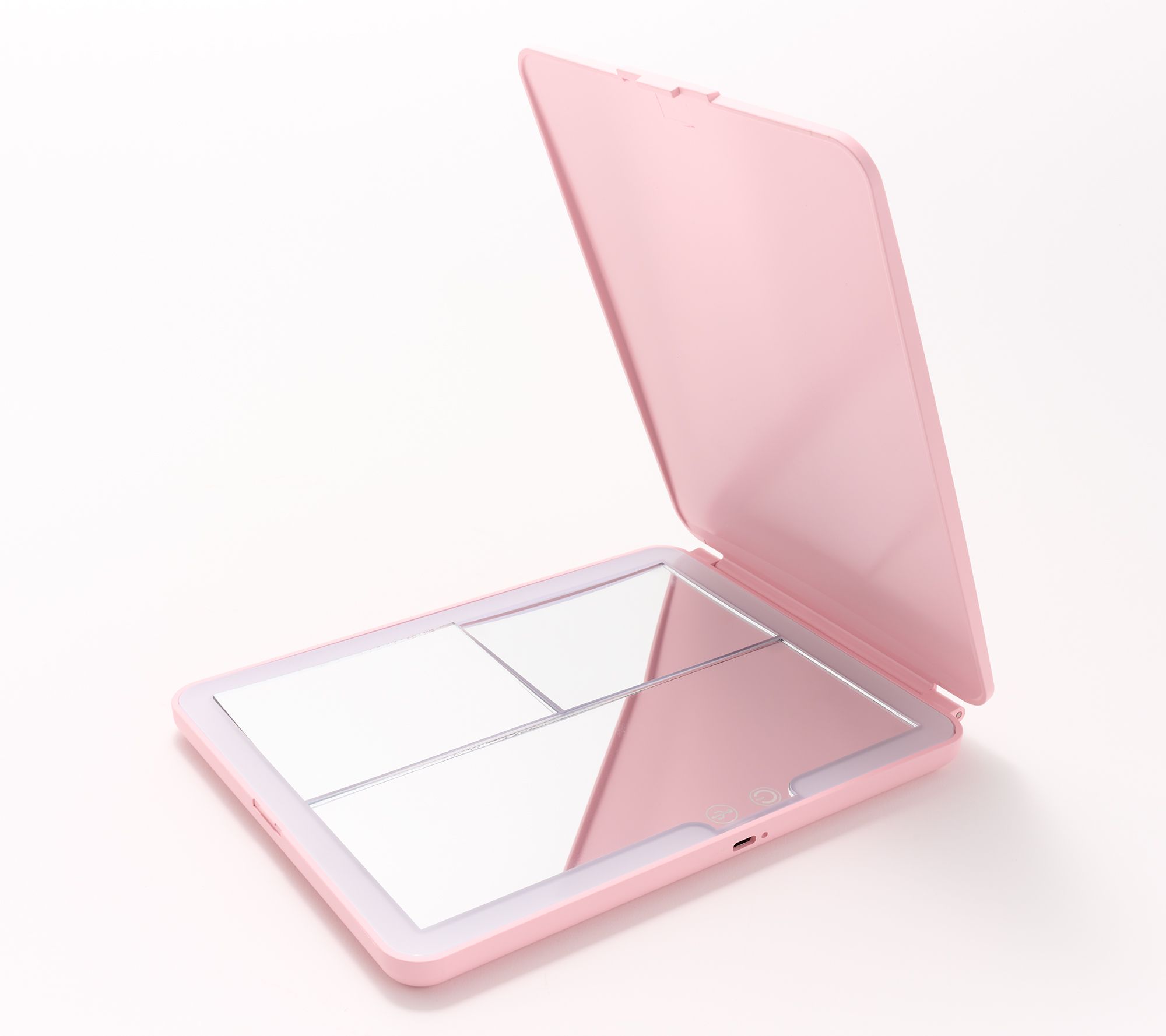 Sunter Folding Travel Mirror w/ Magnification Panels & Light