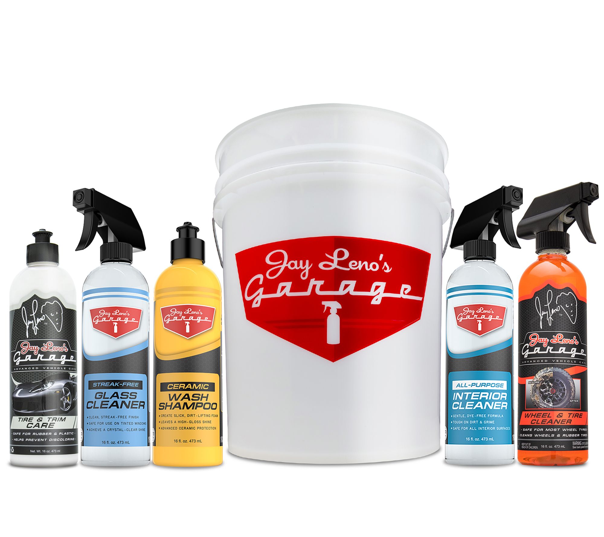  Jay Leno's Garage 6-Piece Car Essentials Kit