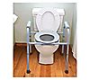 Carex Deluxe Folding Commode, 1 of 4