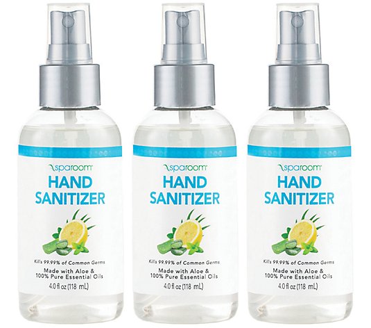 Sparoom 4-oz Lemon Hand Sanitizer - Set of 3
