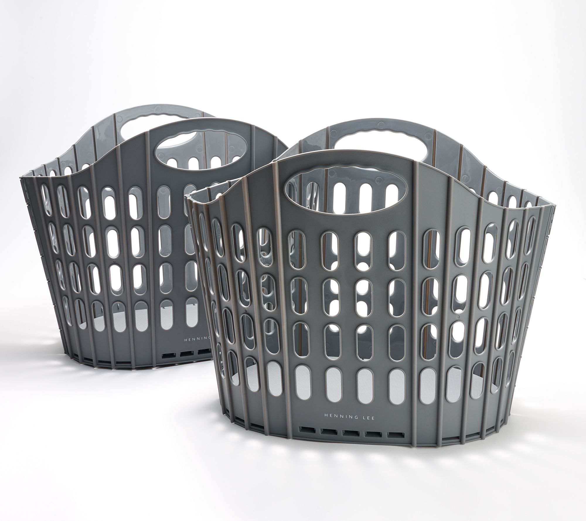 "As Is" Henning Lee S/2 Collapsible Everyday Baskets