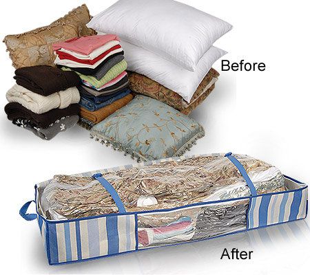 PackMate Flat Vacuum Storage Bags - Duvets, Bedding, Cushions/Pillows,  Clothing