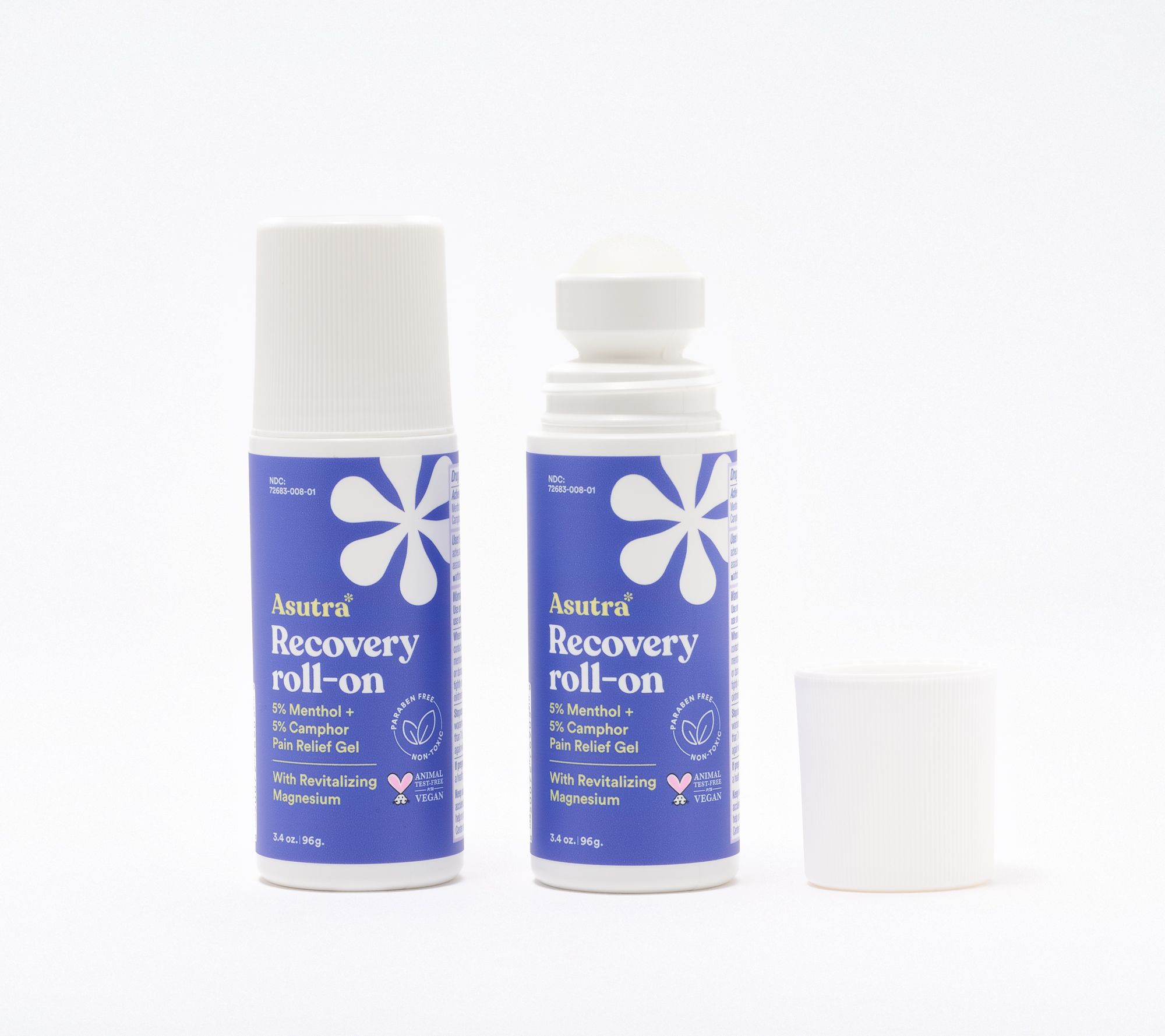Asutra Set of 2 Recovery Pain Relief Roll- On
