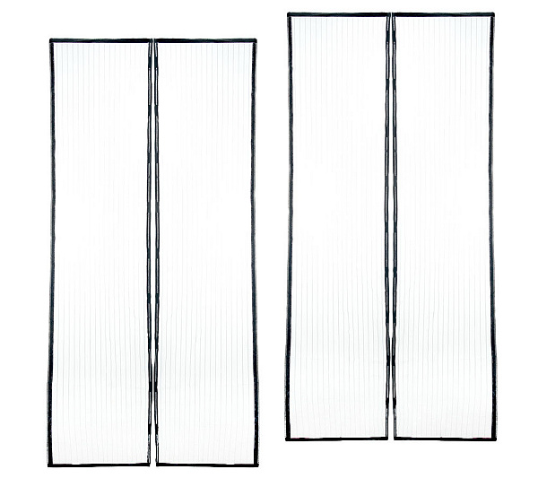 Hang A Screen Set Of 2 Magnetic Screen Door Covers Page 1 Qvc Com