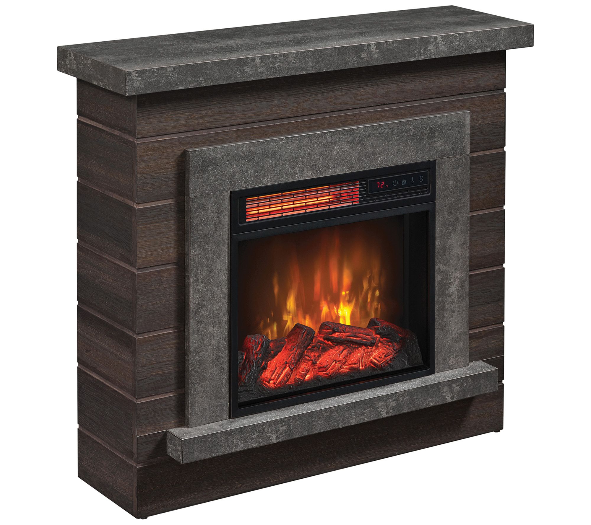 Duraflame 36 Wall Mantel Infrared Fireplace Heater Remote