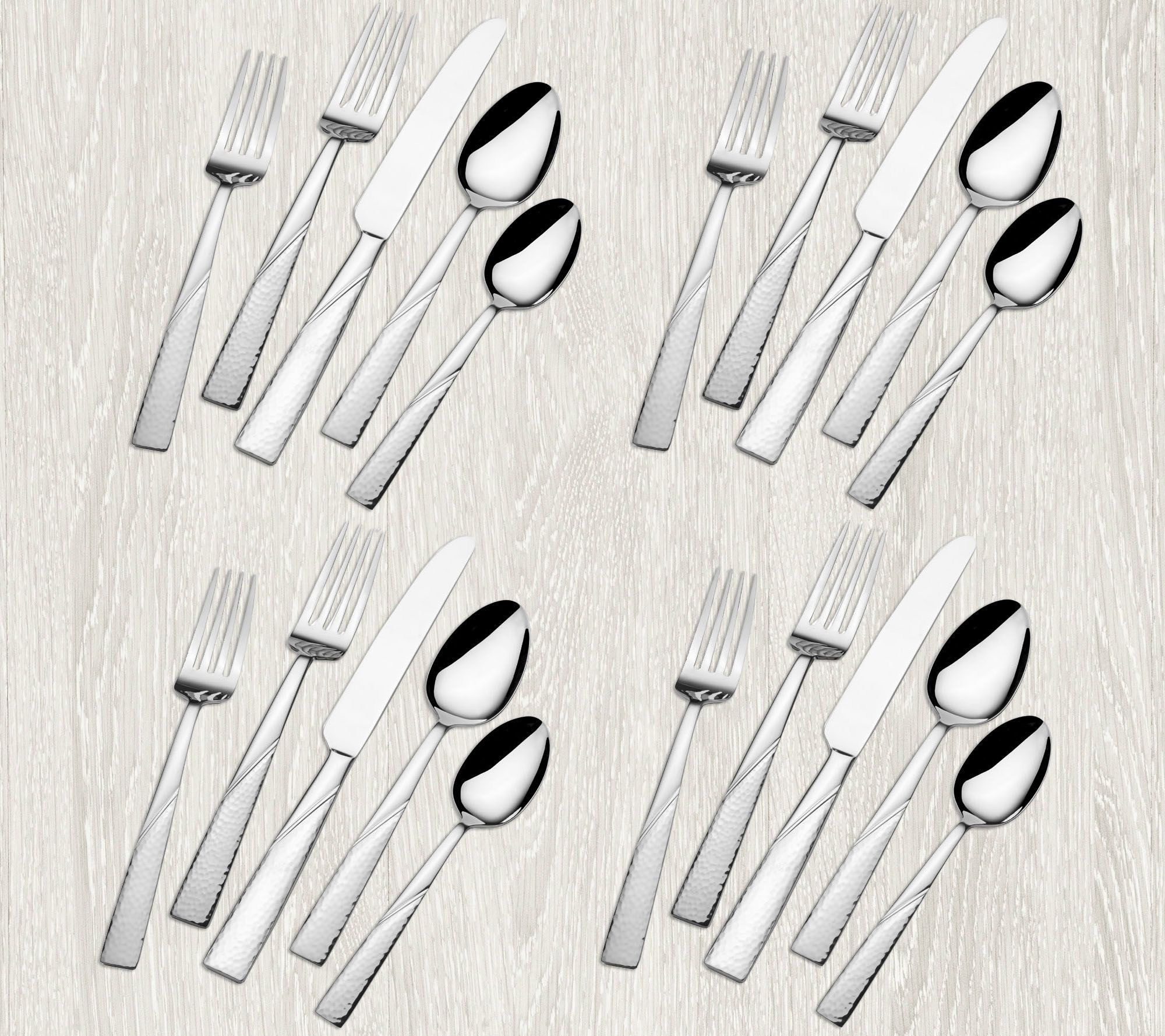 Lenox Portola Black 20-Piece Flatware Set